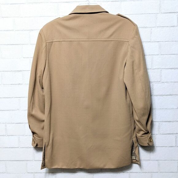 VINTAGE Fashion House Sanyo Military Jacket L - Picture 6 of 8